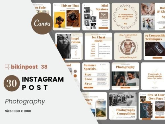 Download Photography Canva Instagram Post Templat - Premium Resources