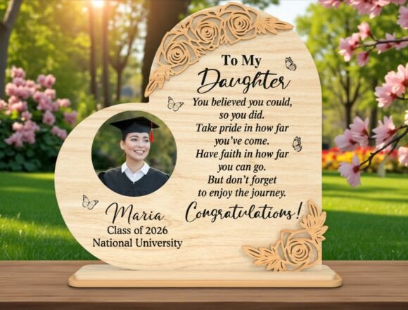 Download Graduation Photo Plaque Laser Cut File - Graduation photo Collection