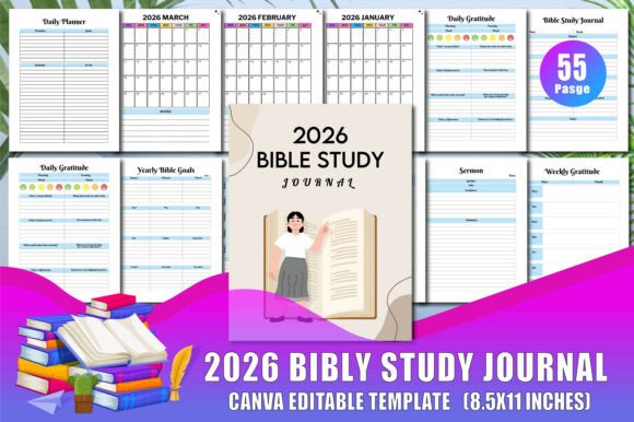 Download 2026 Bible Study Journal - Bible study journal Collection