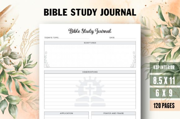 Download Bible Study Journal, Bible Planner - Bible study journal Collection